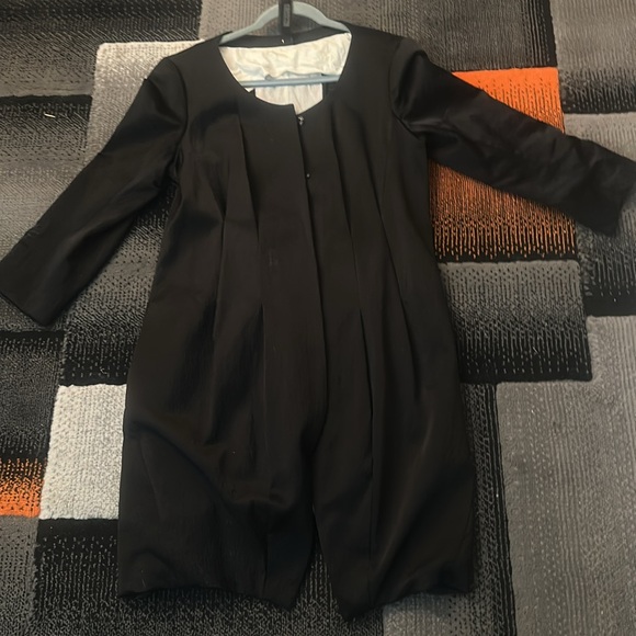 Poleci Black long jacket  Dress Size Small Medium Sz 6.🎉 - Picture 3 of 17